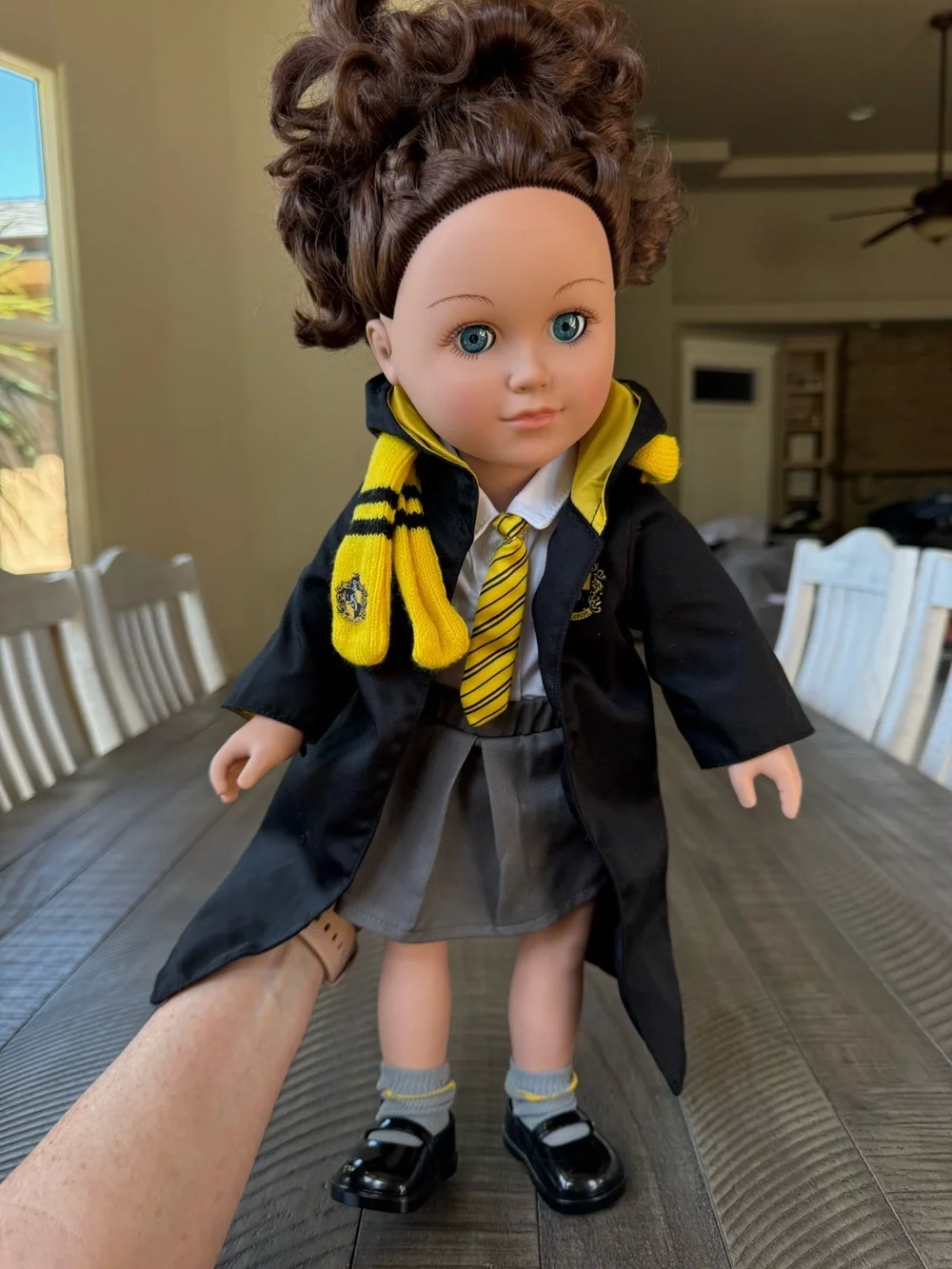 My Life As Harry Potter Wizarding Hufflepuff Posable 18-inch Doll